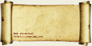 Olga Jakovljević vizit kartica